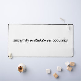 Anonimiteit Desk Mat