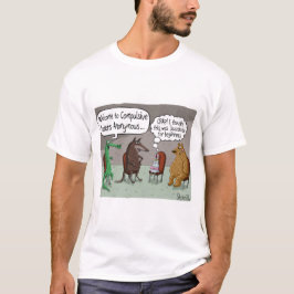 ANONLYMOUS MET KUSTDIEREN T-SHIRT