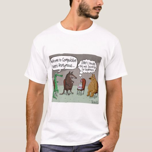 ANONLYMOUS MET KUSTDIEREN T-SHIRT (Voorkant)