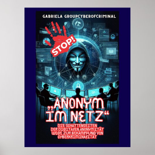 Anonym im Netz Poster (Voorkant)