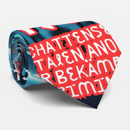 Anonym im Netz Stropdas (Opgerold)