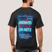 Anonym im Netz  T-shirt (Achterkant)