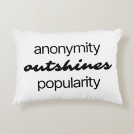 Anonymity Accent Pillow Kussen