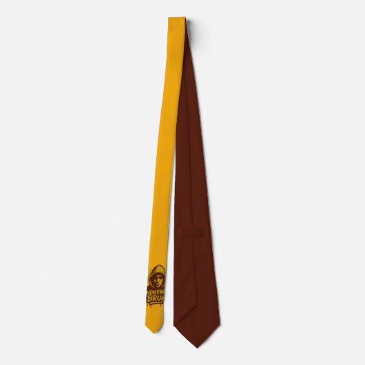 Anonymity Bruh logo - Neck Tie Stropdas (Achterkant)