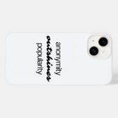 Anonymity iPhone Case (Achterkant (horizontaal))
