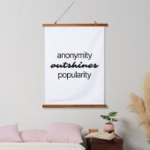 Anonymity Wood Thped Wall Tapestry Hangend Wandkleed (Slaapkamer)