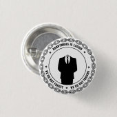 Anonymous Badge Ronde Button 3,2 Cm (Voorkant /achterkant)