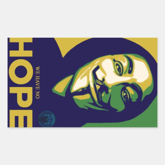 Anonymous Brasil Rechthoekige Sticker (Voorkant)