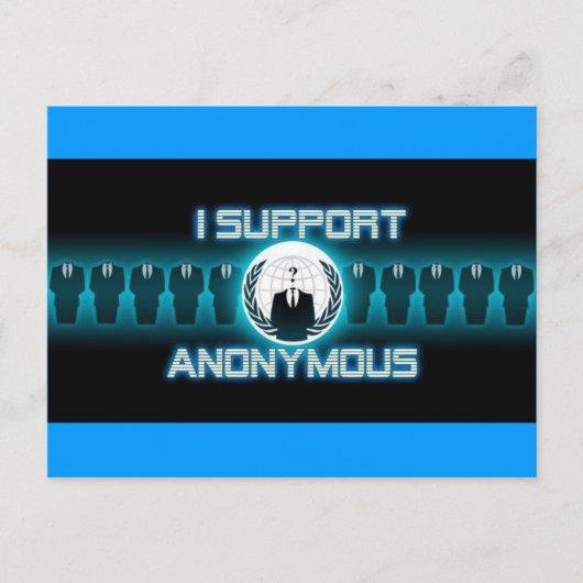 ANONYMOUS BRIEFKAART (Voorkant)