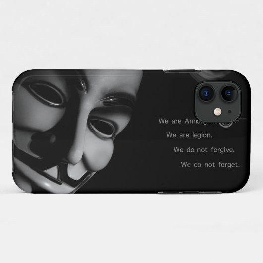 ANONYMOUS Case-Mate iPhone CASE (Achterkant (horizontaal))