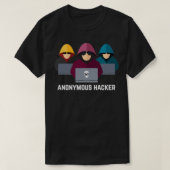 Anonymous Hacker Funny Programmer t.b.t. T-shirt (Design voorkant)