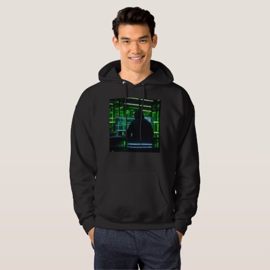 Anonymous Hacker Hoodie (Voorkant volledig)
