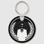 Anonymous International Black Sleutelhanger (Voorkant)