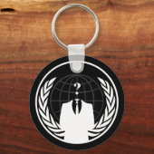 Anonymous International Black Sleutelhanger (Voorkant)