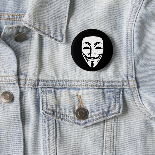 ANONYMOUS MASK RONDE BUTTON 5,7 CM (In situ)