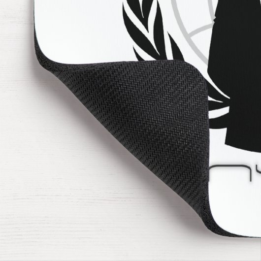 Anonymous Mousepad white Muismat (Hoek)