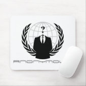 Anonymous Mousepad white Muismat (Met muis)