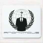 Anonymous Mousepad white Muismat (Voorkant)
