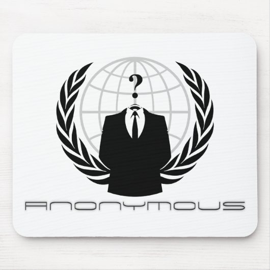 Anonymous Mousepad white Muismat (Voorkant)