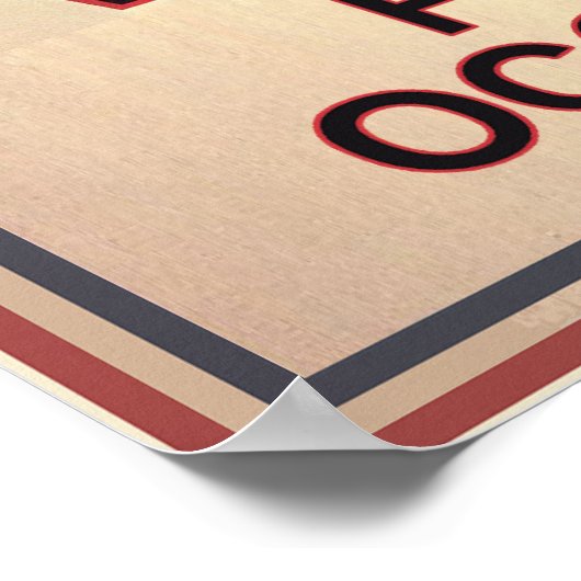 Anonymous Sam wil je voor het beroep. Poster (Hoek)