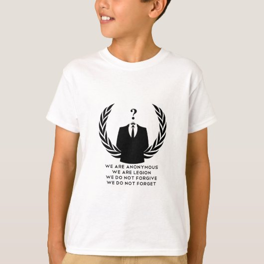 Anonymous T-shirt (Voorkant)