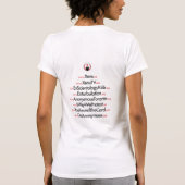 Anonymous Toronto Vrouw White Billboard T-Shirt (Achterkant)