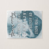 Anonymous Virginia Woolf citeert blauw Legpuzzel (Horizontaal)