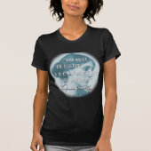 Anonymous Virginia Woolf citeert blauw T-shirt (Voorkant)