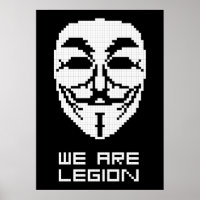 Anonymous we zijn legendarische schilderkunst