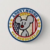 Anonymouse 2012 ronde button 5,7 cm (Voorkant)
