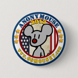 Anonymouse 2012 ronde button 5,7 cm