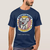 Anonymouse 2012 - Voorzitter voor de jongens T-shirt (Voorkant)