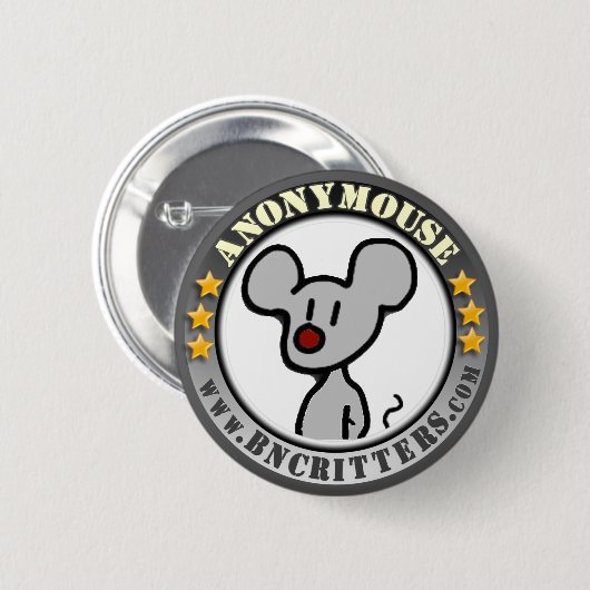 Anonymouse Button (Voorkant /achterkant)