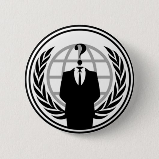 Anonywear Badge Ronde Button 5,7 Cm (Voorkant)