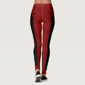 Anopurodon Double Dragon Zwart Leggings (Achterkant)