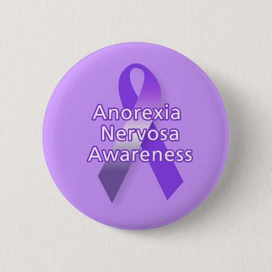 Anorexia Nervosa Bewustheid Ronde Button 5,7 Cm (Voorkant)