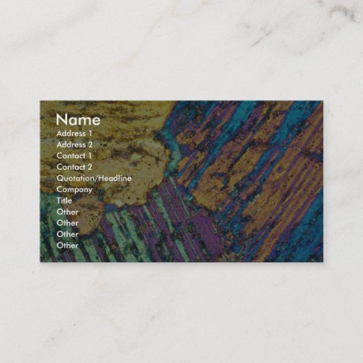 Anorthosite Visitekaartje (Voorkant)