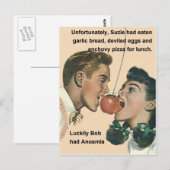 Anosmia - soms is het een goede zaak briefkaart (Voorkant / Achterkant)