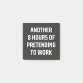 another 8 hours of pretending to work post-it® notes (Voorkant)