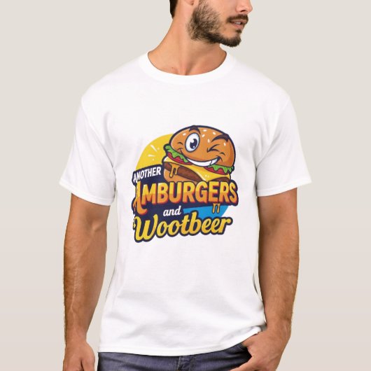 Another Amburgers and Wootbeer Fun Logo T-shirt (Voorkant)