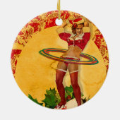 Another Christmas Pin-Up Keramisch Ornament (Achterkant)