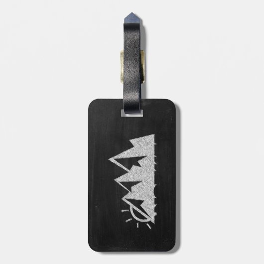 Another day another adventure bagagelabel (Achterkant verticaal)