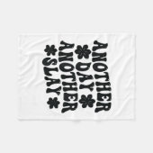 Another Day Another Slay Motivational Cool And Tre Fleece Deken (Voorkant (Horizontaal))