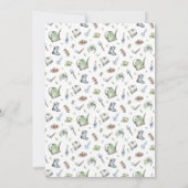 Another Little Sprout on the Way Baby Invitation Kaart (Achterkant)