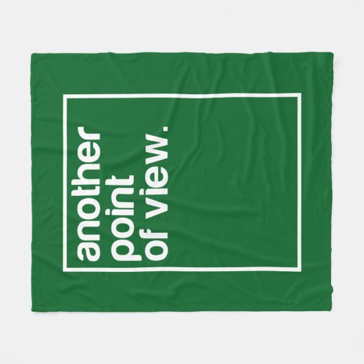 Another point of view fleece deken (Voorkant (Horizontaal))