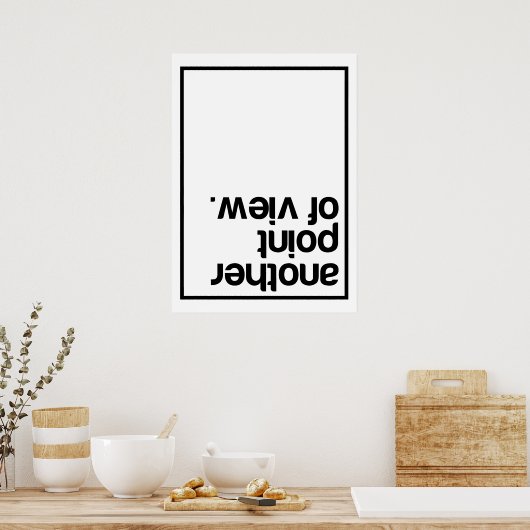 Another point of view poster (Keuken)