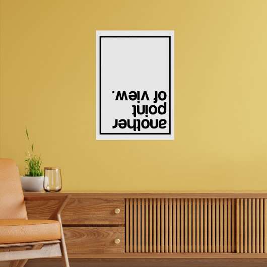Another point of view poster (Woonkamer 2)