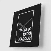 Another point of view vierkante klok (Hoek)