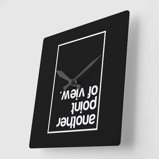 Another point of view vierkante klok (Hoek)