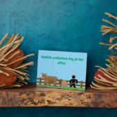 Another Productive Day at the Office Fotoplaat (Zijkant)